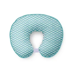 Bacati - 3 Pc Houndstooth/Herringbone Aqua Muslin Hugster Feeding & Infant Support Nursing Pillow With 2 Removable Zippered Covers -Graco Sales GUEST 28c44a61 0b55 4d27 9fbc e2cd93b052ee