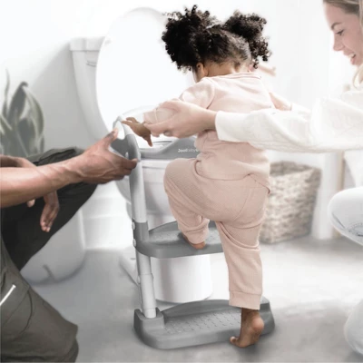 JOOL BABY Potty Ladder - Gray 6 JOOL BABY Potty Ladder - Gray - Image 4