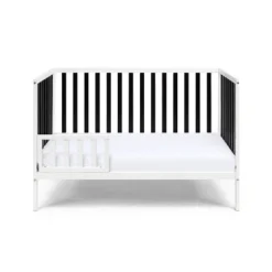 Baby Cache Deux Remi 3-in-1 Convertible Island Crib - White/Black -Graco Sales GUEST 2985c64d ad4f 4e1c 8fb3 0561110572e3