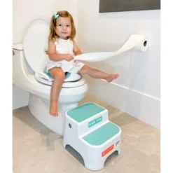 Prince Lionheart Uppy2 Step Stool For Kids' Potty Training And Bathroom - Glacier -Graco Sales GUEST 29db6ddb 6503 41a2 8d91 adee5c4cb2fd