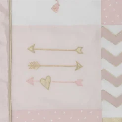 Lambs & Ivy Baby Love Pink/Gold Girl Heart 4 Piece Crib Bedding Set -Graco Sales GUEST 2a79e9bf adab 447c 9e28 3699dfb29b32