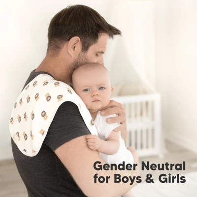 KeaBabies 5pk Organic Softe Muslin Burp Cloths For Baby Girls And Boys, Large Absorbent Burping Cloths For Babies, Baby Burp Clothes 9 KeaBabies 5pk Organic Softe Muslin Burp Cloths For Baby Girls And Boys, Large Absorbent Burping Cloths For Babies, Baby Burp Clothes - Image 7