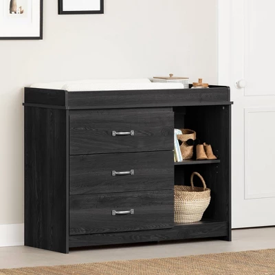South Shore Tassio Changing Table - Gray Oak 3 South Shore Tassio Changing Table - Gray Oak