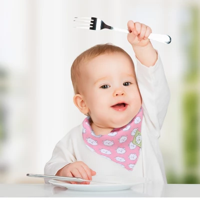 8pk Organic Baby Bandana Bibs, Baby Drool Bibs For Baby Boy, Girl, Baby Bibs For Infant, Newborn 8 8pk Organic Baby Bandana Bibs, Baby Drool Bibs For Baby Boy, Girl, Baby Bibs For Infant, Newborn - Image 6