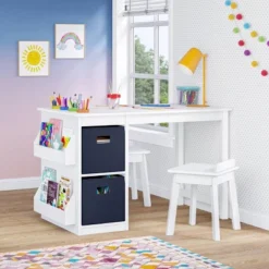 Kids' Art Activity Table With Storage White - RiverRidge Home -Graco Sales GUEST 2c3a1141 403c 43ba b631 4e89f537ea11