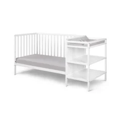 Suite Bebe Palmer 3-in-1 Convertible Island Crib And Changer Combo - White -Graco Sales GUEST 30219800 6a1c 4f3a 97d5 f6d35a6302c6