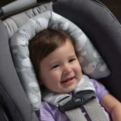 Go By Goldbug Clouds Duo Head Support And Strap Cover Set For Car Seat, Stroller, Bouncer -Graco Sales GUEST 302be68f 07c3 4f68 b8f3 35954ba44208