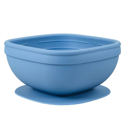 Re-Play Silicone Suction Bowl With Lid - Denim 6 Re-Play Silicone Suction Bowl With Lid - Denim - Image 4