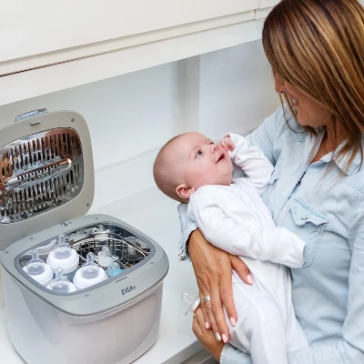 EVLA’S UV Light Sanitizer Box, Feeding Bottle Sanitizer & Dryer, Sanitizes Baby Bottles, Pacifiers, Toys, Teethers In Minutes, Touch Screen 3 EVLA’S UV Light Sanitizer Box, Feeding Bottle Sanitizer & Dryer, Sanitizes Baby Bottles, Pacifiers, Toys, Teethers In Minutes, Touch Screen