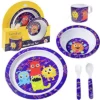 Laptop Lunches 5 Pc Mealtime Feeding Set For Kids And Toddlers - Monster - Includes Plate, Bowl, Cup, Fork And Spoon Utensil Flatware 1 Laptop Lunches 5 Pc Mealtime Feeding Set For Kids And Toddlers - Monster - Includes Plate, Bowl, Cup, Fork And Spoon Utensil Flatware -Graco Sales GUEST 30e037ad c045 4601 b206 020d148466d1