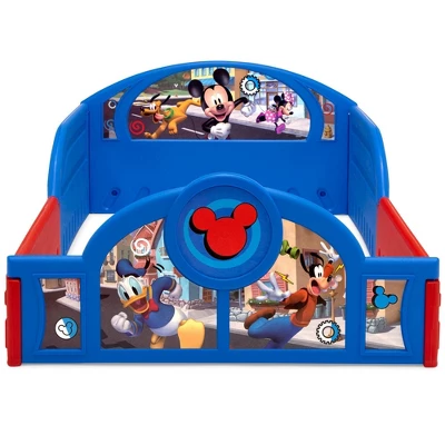 Disney Mickey Mouse Plastic Sleep And Play Toddler Bed With Attached Guardrails - Delta Children 5 Disney Mickey Mouse Plastic Sleep And Play Toddler Bed With Attached Guardrails - Delta Children - Image 3