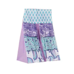 Bacati - Paisley Isabella Purple Lilac Aqua 6 Pc Crib Bedding Set With Long Rail Guard Cover -Graco Sales GUEST 31cc869b be12 4443 a5a7 36a9de7784f4 1