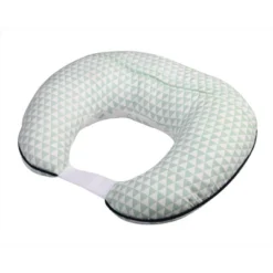 Bacati - 3 Pc Noah Tribal Mint/Navy Feathers/Triangles Muslin Hugster Feeding & Infant Support Nursing Pillow With 2 Removable Zippered Covers -Graco Sales GUEST 320dbd4d cd64 4892 8052 2ae890f604eb