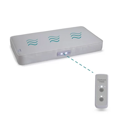 Contours Vibes 2-Stage Soothing Vibrations Crib Mattress And Toddler Mattress - White 5 Contours Vibes 2-Stage Soothing Vibrations Crib Mattress And Toddler Mattress - White - Image 3