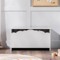 Modern Transitional Clouds Youth Toy Chest Trunks White - Saracina Home 7 Modern Transitional Clouds Youth Toy Chest Trunks White - Saracina Home -Graco Sales GUEST 32b42822 566d 4250 bd5e fa2acd68b51e