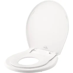 Mayfair By Bemis Little2Big Never Loosens Round Plastic Children's Potty Training Toilet Seat With Slow Close Hinge - White 12 Mayfair By Bemis Little2Big Never Loosens Round Plastic Children's Potty Training Toilet Seat With Slow Close Hinge - White -Graco Sales GUEST 335acd3e 9423 49b1 81cc 4d1b22de622a