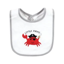 Hudson Baby Infant Boys Cotton Bibs, Pirate Shark, One Size -Graco Sales GUEST 338a39ff 3630 49ad 9174 829a29614352