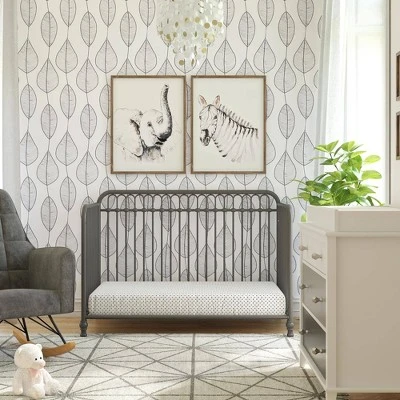 Room & Joy Emma 3-in-1 Convertible Metal Crib JMPA Certified - Gray 4 Room & Joy Emma 3-in-1 Convertible Metal Crib JMPA Certified - Gray - Image 2