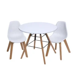 3pc Modern Kids' Round Table And Chair Set - Gift Mark -Graco Sales GUEST 36792417 1817 40d5 a64b ea639f59eaa3