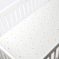 Polyester Rayon Jersey Fitted Crib Sheet - Cloud Island™ Multi Dot -Graco Sales GUEST 37391d1f 17a3 4f33 8887 c3c901a9f89d