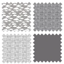 Bacati - Clouds In The City White/Gray 4 Pc Crib Bedding Set With Diaper Caddy -Graco Sales GUEST 375d257d c265 49da 8456 3db5d561cc2f