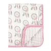 Hudson Baby Infant Girl Muslin Tranquility Quilt Blanket, Dream Catcher, One Size -Graco Sales GUEST 378104fa eb50 4d72 8148 5add6b1c2acd