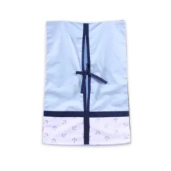 Bacati - Little Sailor Anchor Boat Blue Navy 4 Pc Crib Bedding Set With Diaper Caddy -Graco Sales GUEST 3823fb56 c254 4528 ab6d 56d673980b06
