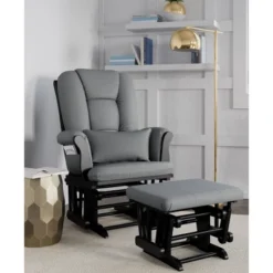 Storkcraft Tuscany Black Glider And Ottoman -Graco Sales GUEST 387e38bd f790 4bf0 9007 05b2d275b623