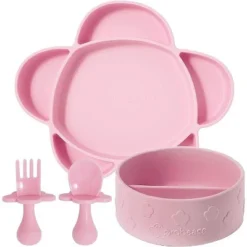 Grabease 4-Piece Stay-Put Table Set For Babies & Toddlers 6 Months & Up, Divided Bowl With Suction Bottoms Plus Self-Feeding Spoon & Fork 15 Grabease 4-Piece Stay-Put Table Set For Babies & Toddlers 6 Months & Up, Divided Bowl With Suction Bottoms Plus Self-Feeding Spoon & Fork -Graco Sales GUEST 39465ce7 1e1f 40cc bdb7 c624b1c64d3f