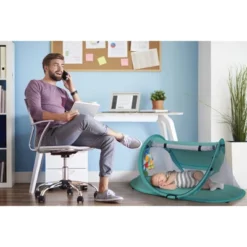 KidCo PeaPod Camp Lightweight Pop Up Child Portable Travel Bed Tent Extension With Retractable Sun Shade, Storage Pocket, And Carry Bag 9 KidCo PeaPod Camp Lightweight Pop Up Child Portable Travel Bed Tent Extension With Retractable Sun Shade, Storage Pocket, And Carry Bag -Graco Sales GUEST 39a143fc 2797 4c93 bfad 041e607c8e61