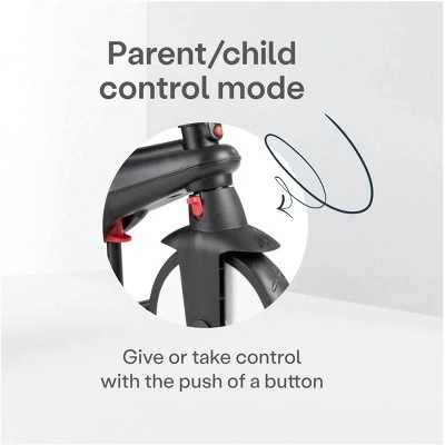 SmarTrike STR5 6 In 1 Foldable Toddler Stroller Tricycle Combination With 1 Hand Steering Shock Absorbency And 5 Point Harness, Black And White 6 SmarTrike STR5 6 In 1 Foldable Toddler Stroller Tricycle Combination With 1 Hand Steering Shock Absorbency And 5 Point Harness, Black And White - Image 4