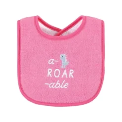Hudson Baby Infant Girl Cotton Terry Drooler Bibs With Fiber Filling, Girl Dino, One Size -Graco Sales GUEST 3b4b028c b931 4486 bf78 14ffbd14fcd0