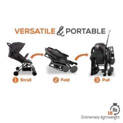 Jovial Portable Folding Lightweight Compact Baby Stroller With Bag For Airplane Travel For Babies, Infants, And Toddlers, Black (2 Pack) -Graco Sales GUEST 3b4c9bcc d936 4e82 b2b8 bf135ed0fec1 1