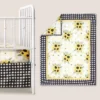 The Peanutshell Sunflower Floral Baby Crib Bedding Set - Black/Yellow - 3pc -Graco Sales GUEST 3c4f6416 a2ad 4561 b773 9e2487d8d3d8