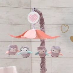 Lambs & Ivy Sweet Owl Dreams Gray/Pink Musical Baby Crib Mobile Soother Toy 7 Lambs & Ivy Sweet Owl Dreams Gray/Pink Musical Baby Crib Mobile Soother Toy -Graco Sales GUEST 3c7b5443 8222 4d65 9b55 c71f0bbd571c