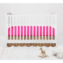 Bacati - Damask Pink Fuschia Chocolate 3 Pc Crib Bedding Set -Graco Sales GUEST 3cd1eb99 c588 42d2 bbe8 47904fc5ecbe