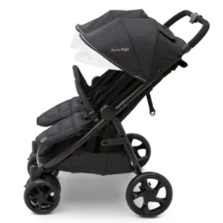 Jeep Destination Ultralight Side X Side Double Stroller By Delta Children - Midnight Black