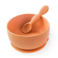 Simka Rose Silicone Baby Bowl And Spoon Set -Graco Sales GUEST 3da33cac 3126 453e a527 2eaa4b01f2f7