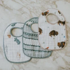 Little Unicorn Cotton Muslin Classic Bib Set - 3pk -Graco Sales GUEST 4113bfae 8be8 49f4 b5b2 687c8de17d4e