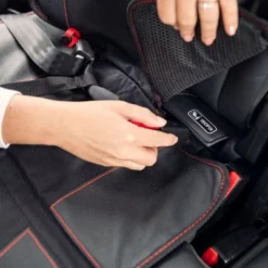 Diono Super Mat Car Seat Protector For Under Car Seat Includes 3 Mesh Storage Pockets Crash Tested - Black -Graco Sales GUEST 41e7925b e465 4301 b829 079fa6955e07