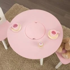 Round Storage Table And Chair Set White/Pink - KidKraft 21 Round Storage Table And Chair Set White/Pink - KidKraft -Graco Sales GUEST 42055e7d 6434 46fd 90aa ba5e37d35e40