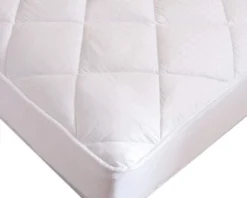 Maxi 100% Cotton Breathable Fitted Mattress Pad Protector - White -Graco Sales GUEST 42db0415 d4c2 4b3a 8623 571e05ffa0af
