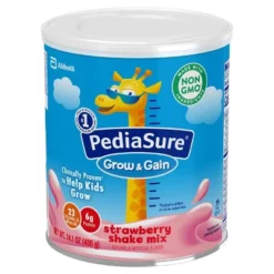 PediaSure Grow & Gain Non-GMO Shake Mix Strawberry Powder - 14.1oz -Graco Sales GUEST 449f676e 19c5 4e18 9085 0bc65091abad