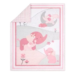 The Peanutshell Pink Elephant Crib Bedding Set, 3pc To 12 Pc, For Girls -Graco Sales GUEST 44b2875a 7b1e 42c1 8e52 49b78c3852fb