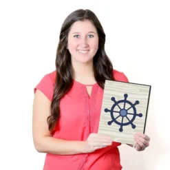 Big Dot Of Happiness Ahoy - Nautical - Boy Nursery Wall Art And Kids Room Decorations - Gift Ideas - 7.5 X 10 Inches - Set Of 3 Prints -Graco Sales GUEST 45c624ee 8d84 4fd6 a02e 9549d124d26c