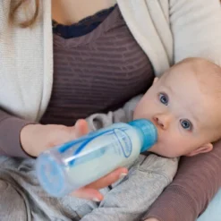 Dr. Brown's Dr. Brown's Options+ Anti-Colic Bottle - Blue And Clear - 8oz/4pk -Graco Sales GUEST 45c9056d 12eb 4a2c 828b fa40c5b9aea0