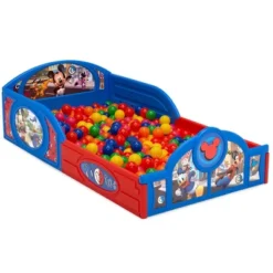 Disney Mickey Mouse Plastic Sleep And Play Toddler Bed With Attached Guardrails - Delta Children 16 Disney Mickey Mouse Plastic Sleep And Play Toddler Bed With Attached Guardrails - Delta Children -Graco Sales GUEST 4632fb41 0a55 490d 8a49 c60641de5dd1