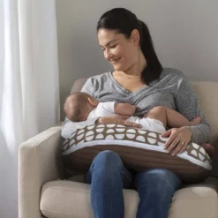Boppy Best Latch Nursing Pillow - Mocha Half Domes