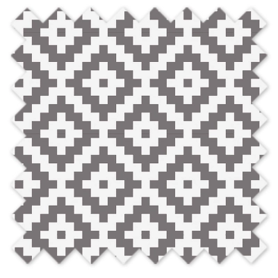 Bacati - Love Aztec Print Gray 4 Pc Toddler Bedding Set 8 Bacati - Love Aztec Print Gray 4 Pc Toddler Bedding Set - Image 6