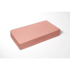 Bacati - Solid Coral Pink 100 Percent Cotton Universal Baby US Standard Crib Or Toddler Bed Fitted Sheet -Graco Sales GUEST 483b8ef4 1cfe 48f3 b983 20672be5582a